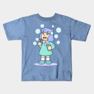 Bubble girl Kids T-Shirt